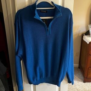 St. Croix Ribbed Mock Pullover